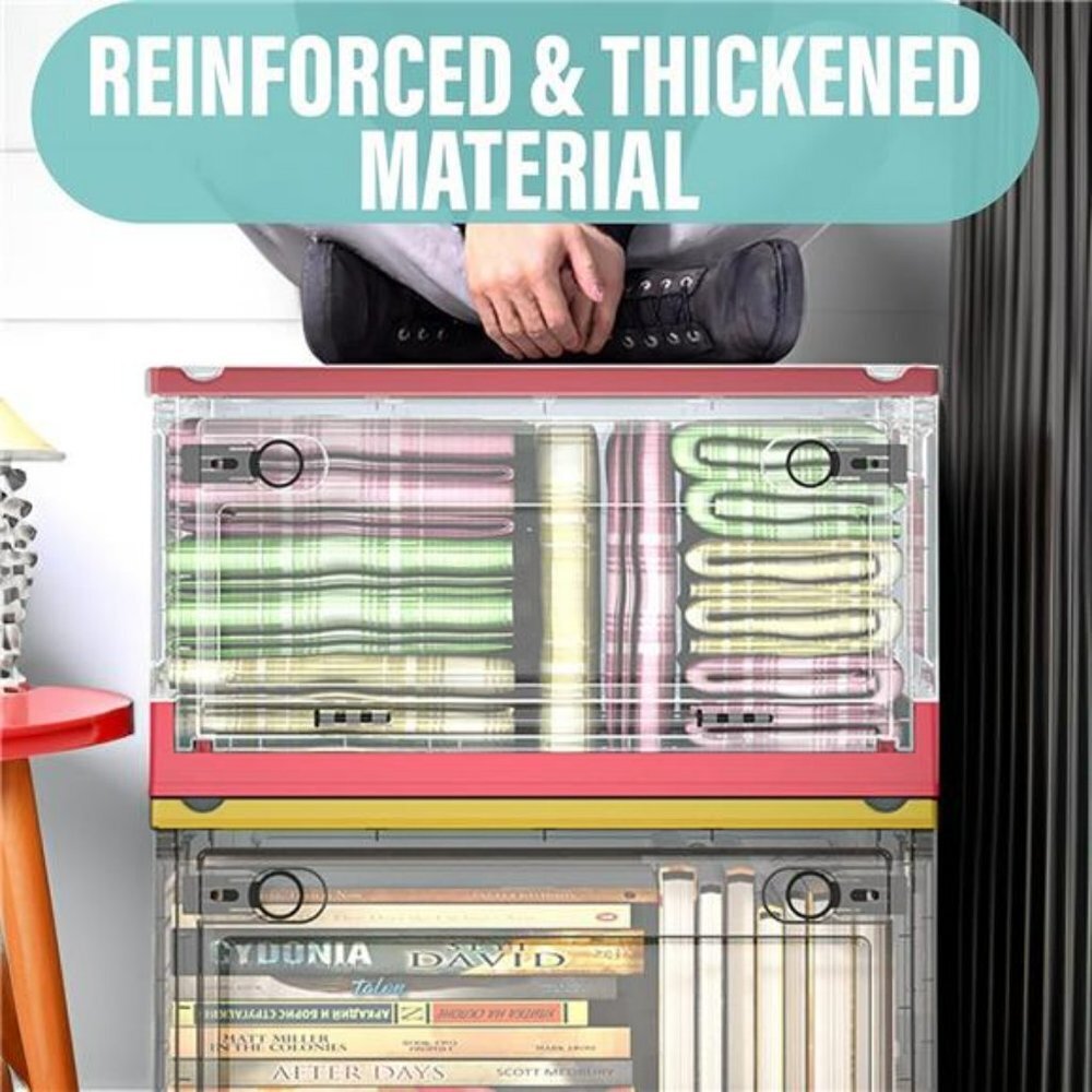Foldable Organization & Storage Containers - Collapsible Containers with - Picture 4 of 6